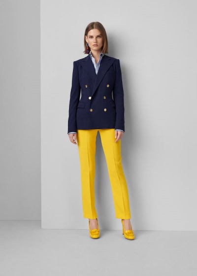 Women's Ralph Lauren Seth Cropped Crepe Cady Pants | 895312GBQ